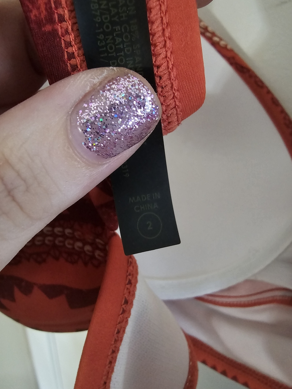 Disney Moana Inspired Red Bikini NWOT - Picture 7 of 11